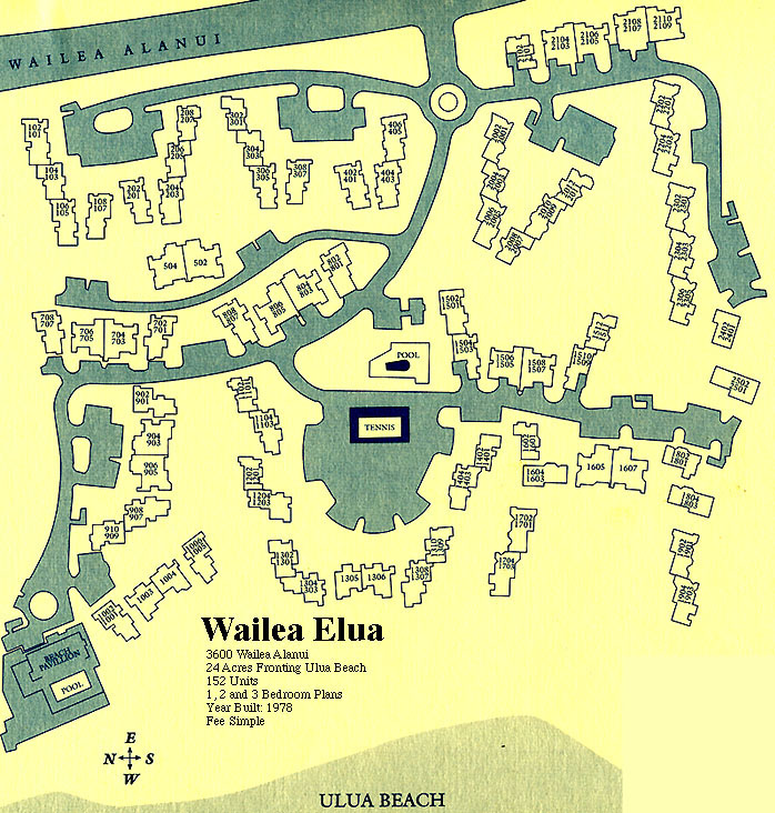 Wailea Elua I A: Site Map