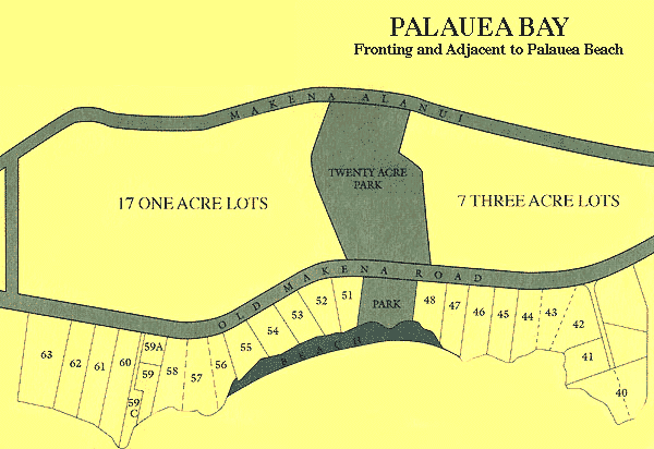 One Palauea Bay/Keauhou at Makena Site Map