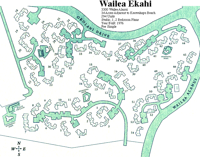 Wailea Ekahi: Site Map