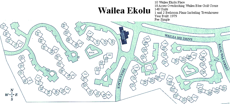 Wailea Ekolu: Site Map