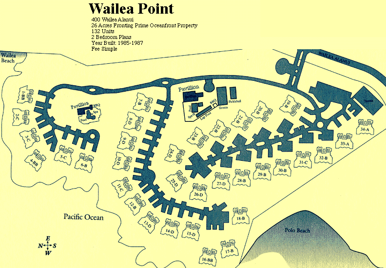 Wailea Point I II III: Site Map